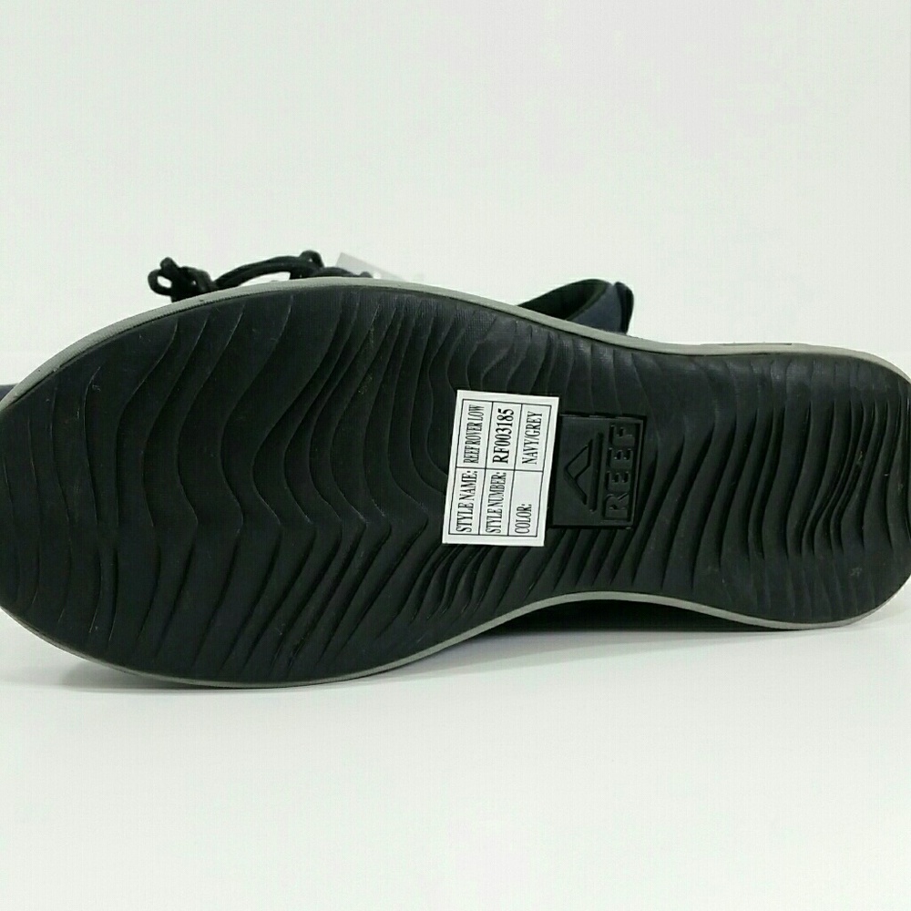 REEF Rover Low Canvas New Blue Sneakers sz 9 NWT - Picture 3 of 8